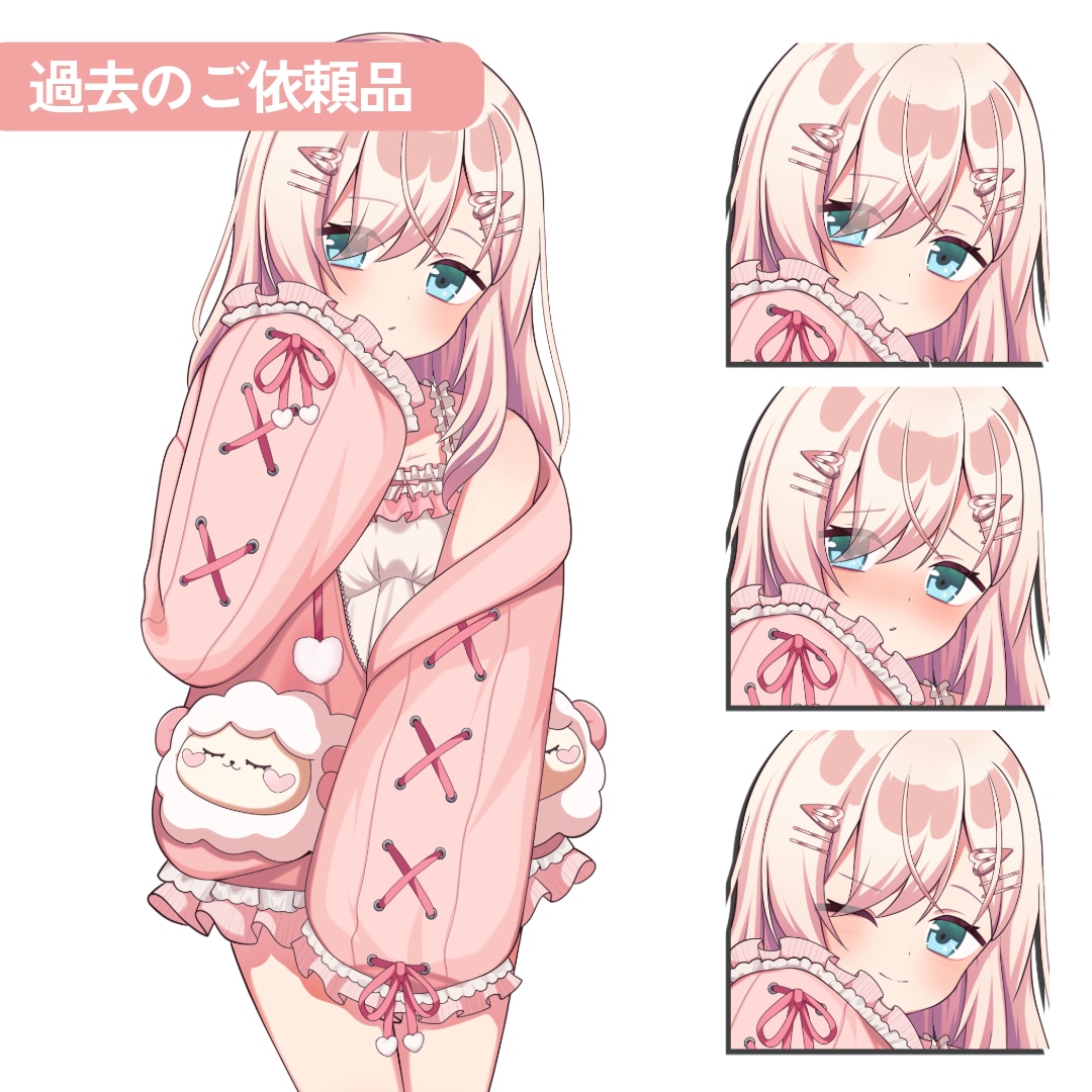 アニメ塗りでかわいいキャラクターイラスト制作します あざと可愛い女の子のイラストを制作いたします✨ イメージ5