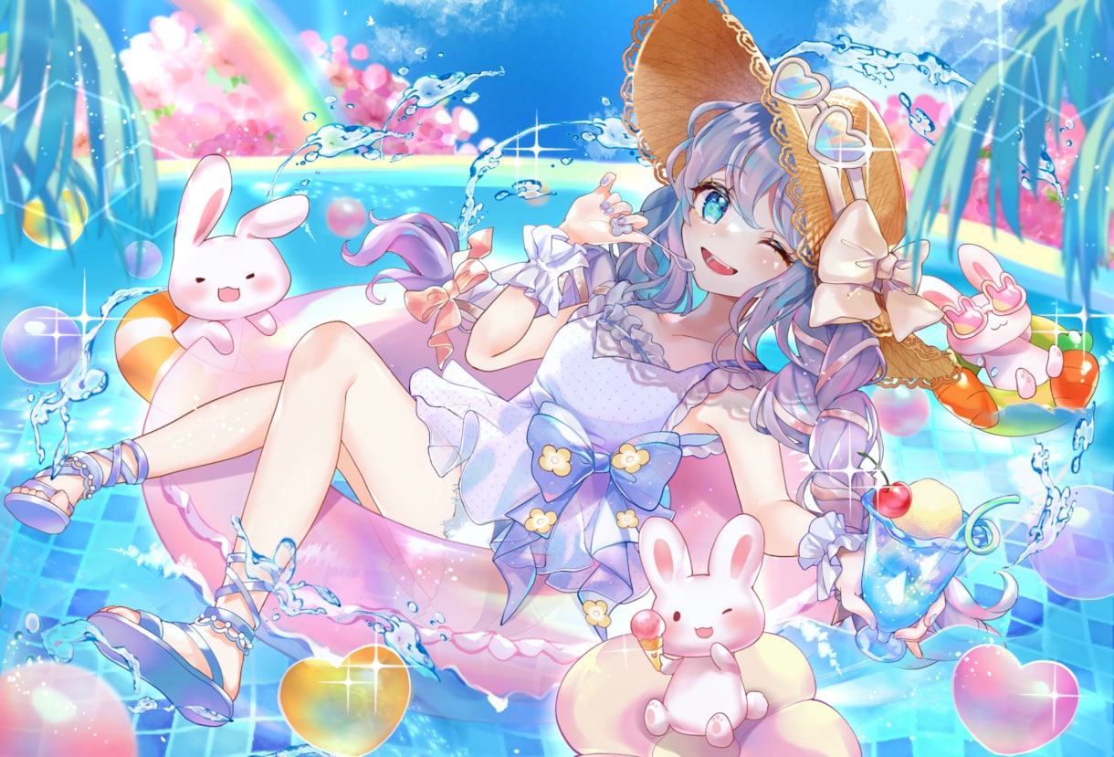 可愛いイラスト作成いたします 配信イラストからLive2Dモデルまで制作可能です！ イメージ2