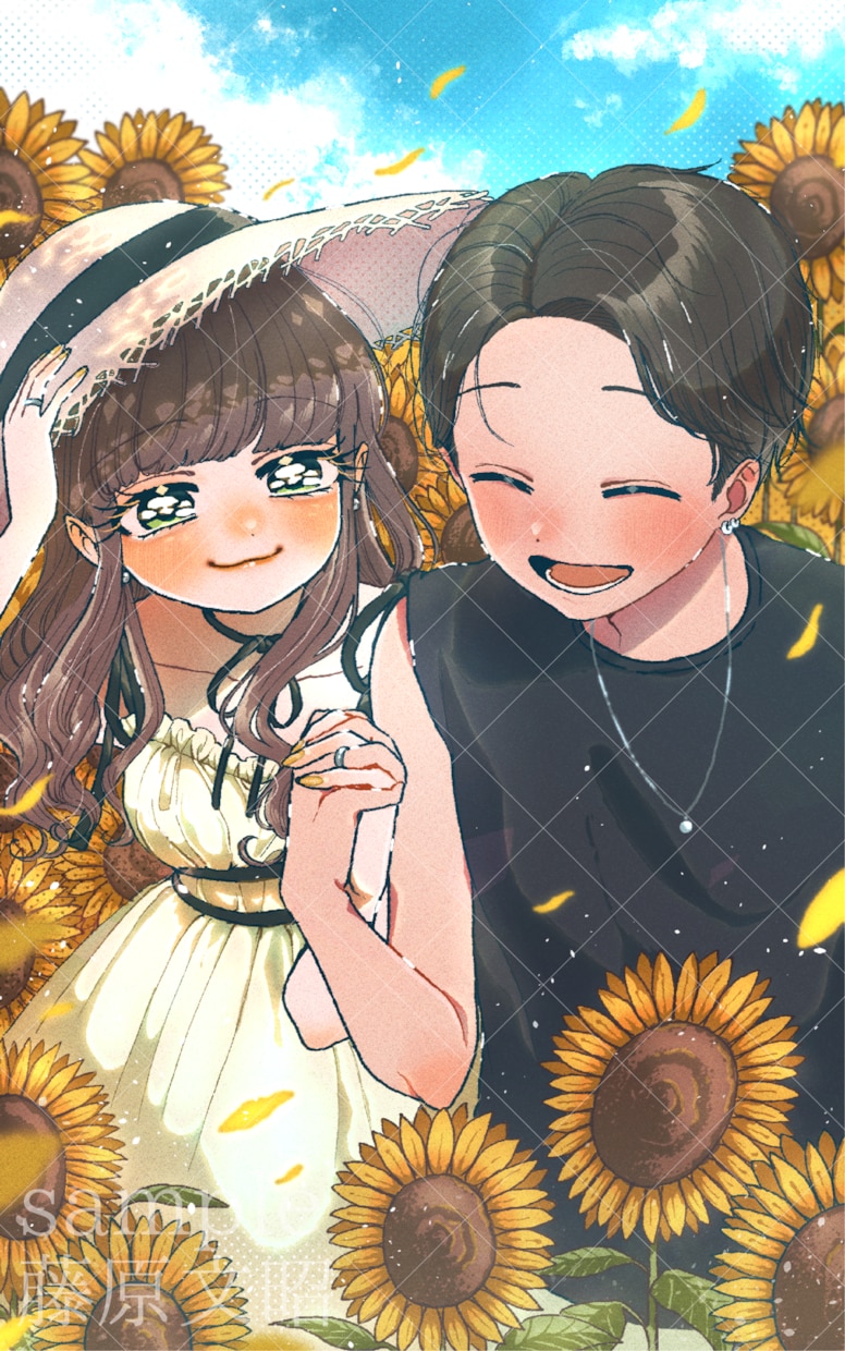 キラキラかわいいくあなたの個性を表現します そこに生きているようなキャラで心にのこる絵を イメージ7