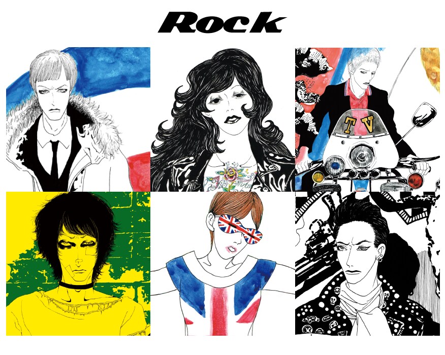 SNSヘッダーイラスト描きます ロック、和風、ゴシック風のイラストを探してる方にお勧め イメージ8