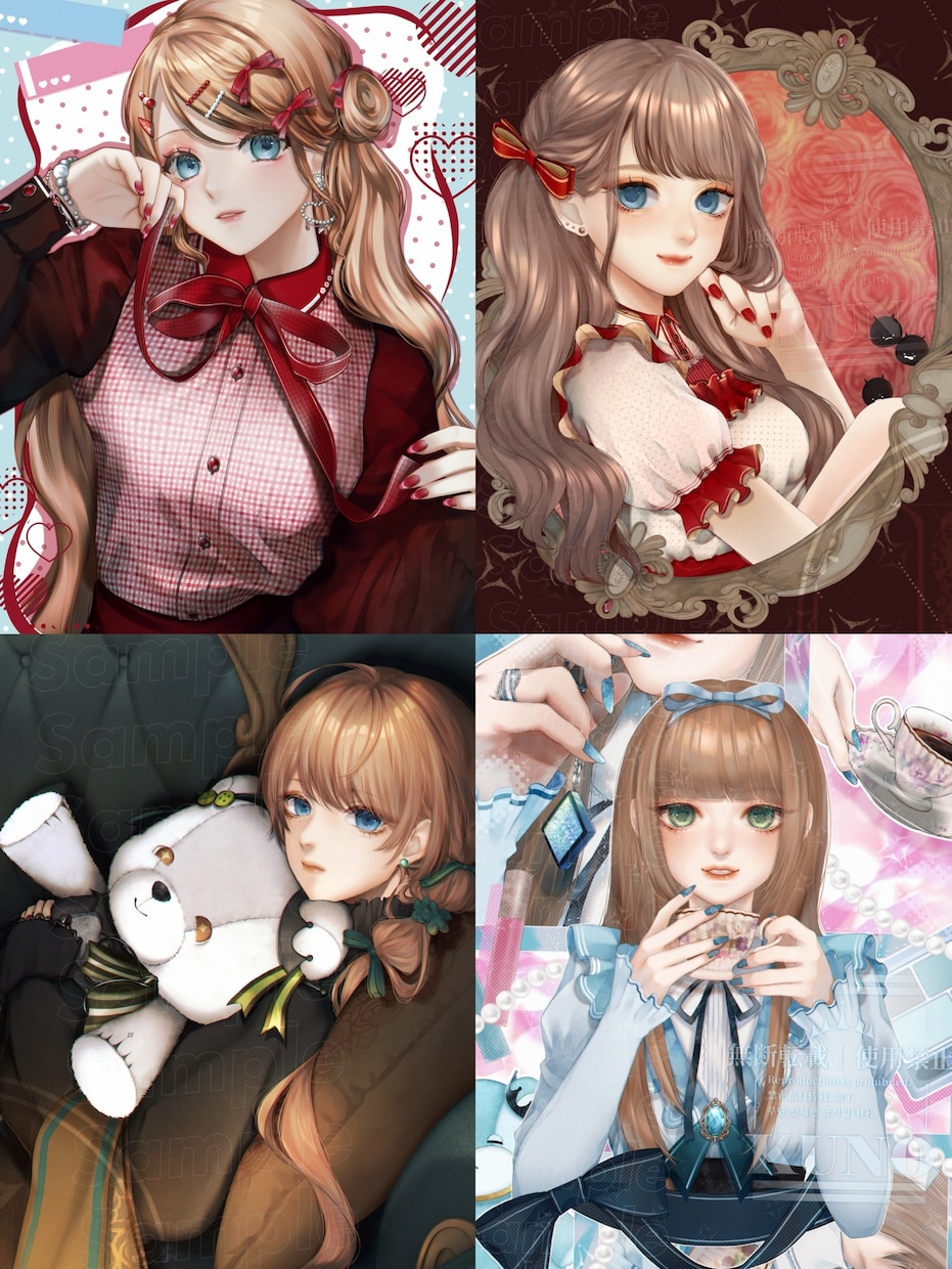 SNS / 配信活動者向けイラスト制作します SNS・配信活動で使いやすく綺麗なイラストを制作します✨️ イメージ3