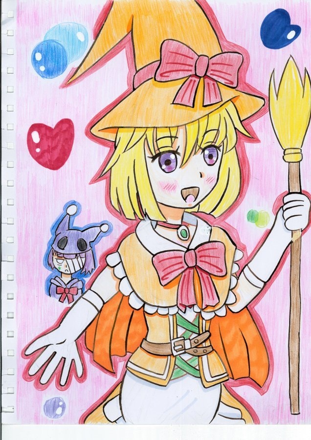 色鉛筆でイラスト描きます 色鉛筆で塗り影をコピックで着色する締まったアナログ絵 イメージ5