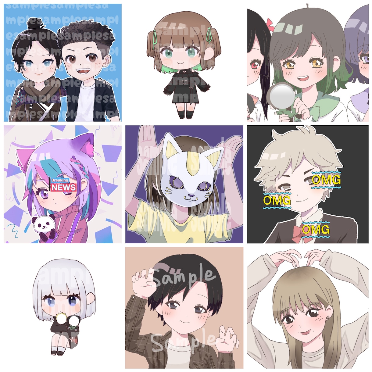 かわいいSDイラスト描きます 小さめかわいいSDイラスト描きます！ドット絵も！ イメージ2