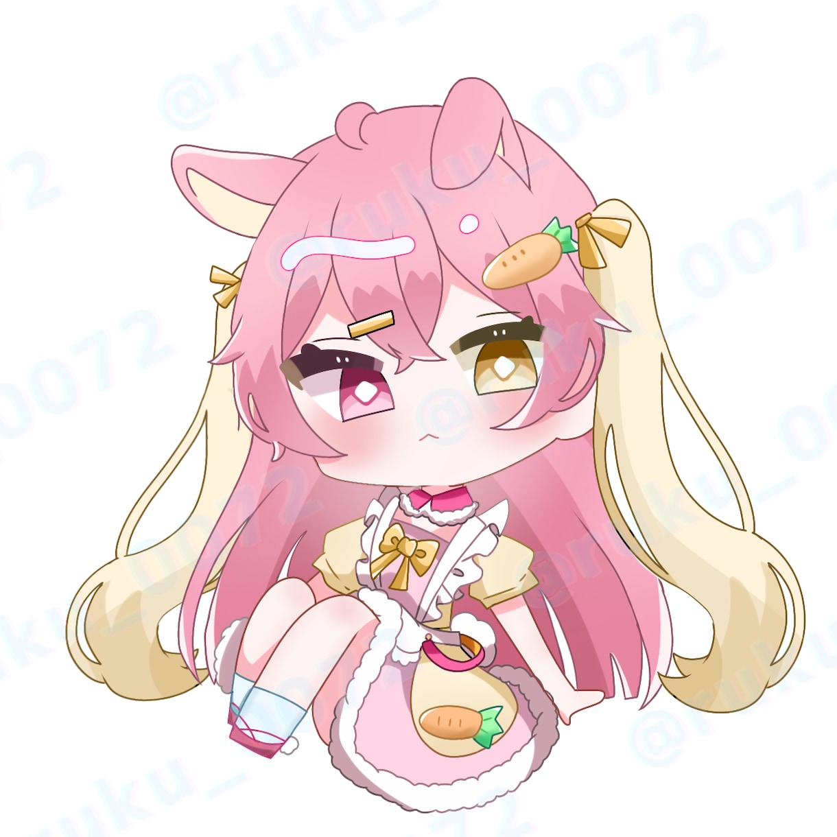 活動の際に使うキャラデザ制作してます 魂、里親募集中！ (キャラデザ、ミニキャラ表情差分×7) イメージ1