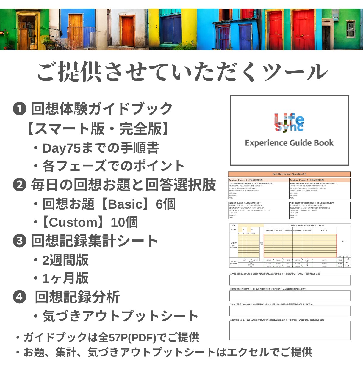 毎日1分で気づきと成長を加速させることができます 仕組みとツールをそのまま使って活動することも可能です イメージ7