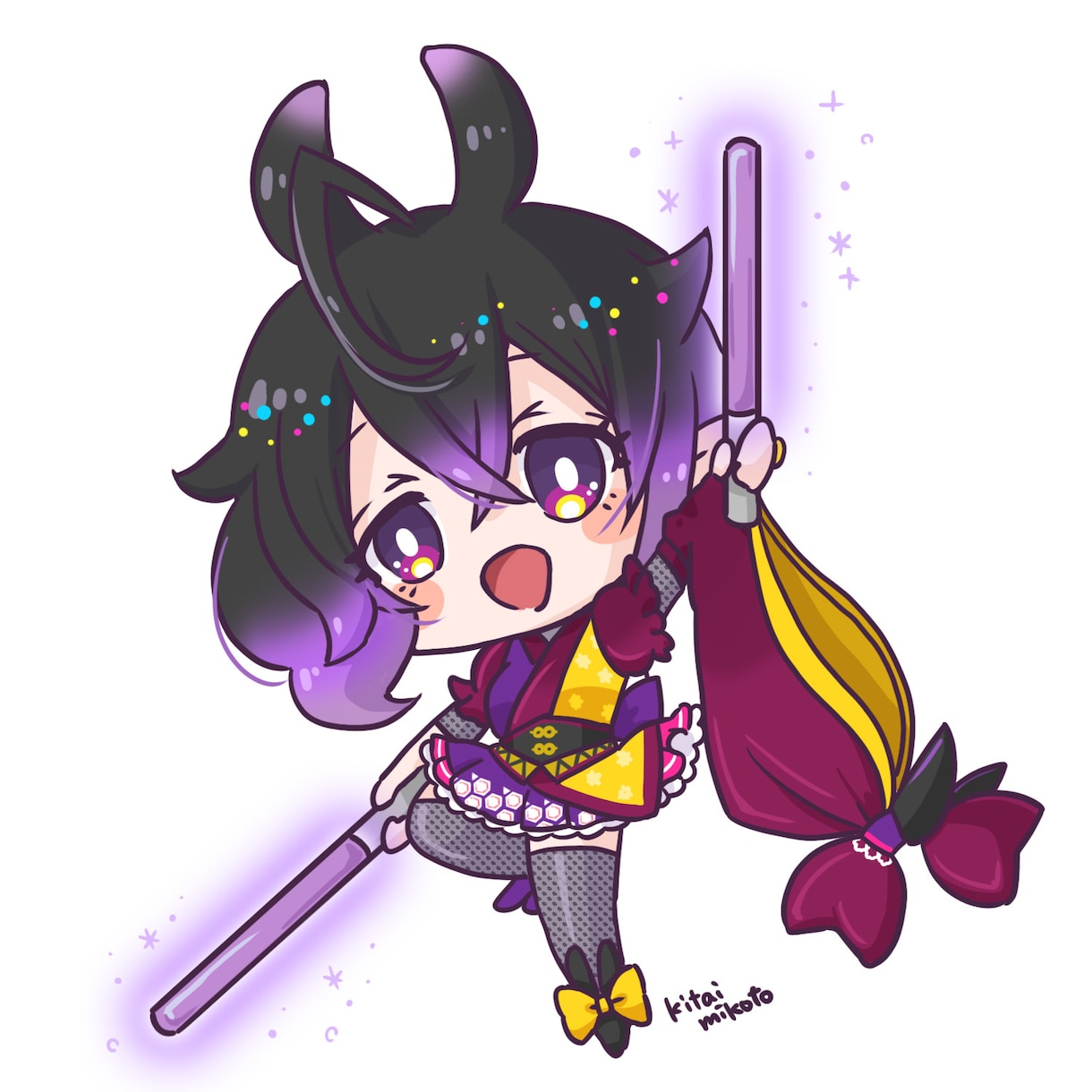 VライバーさんのFA描きます ちびキャラの可愛いFA描きます！ イメージ7