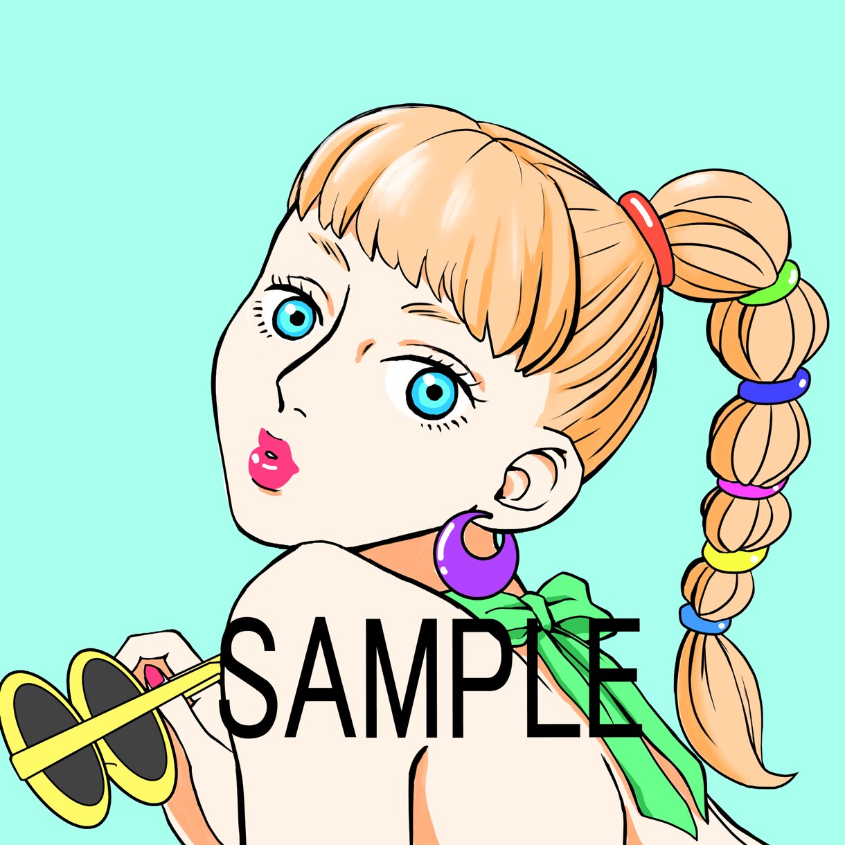 手描き感のある人物アイコンを描きます 目を引く人物(オリジナル)アイコンはいかがですか？ イメージ5