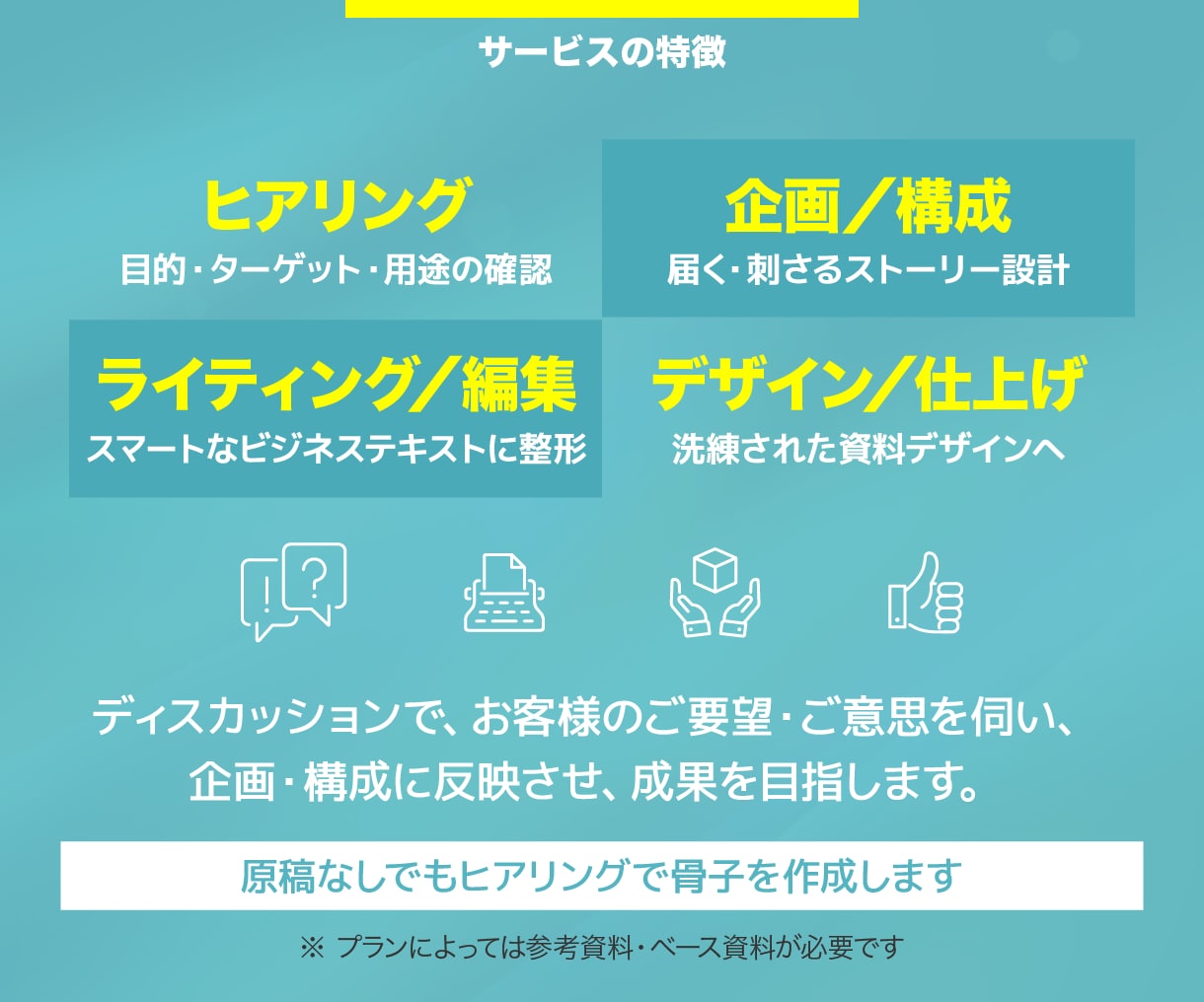 信頼される高品質パワーポイント資料を作成します 企画・ライティング・デザイン全て。営業に強い資料を作ります。 イメージ3