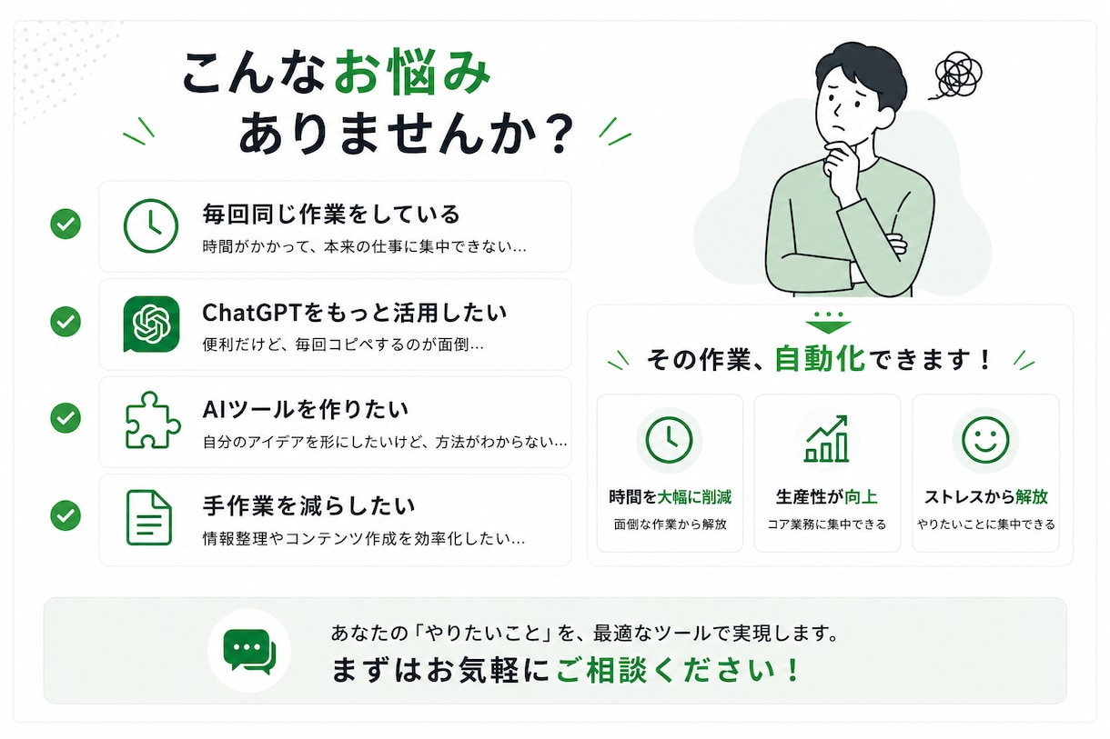 ChatGPT向けMCP・AppSDKを開発します ChatGPTから利用できるツールを開発します。 イメージ2