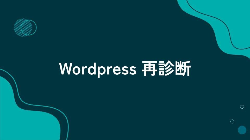 Wordpressの再診断を行います 既にWordpress脆弱性診断を行った方のみ イメージ1