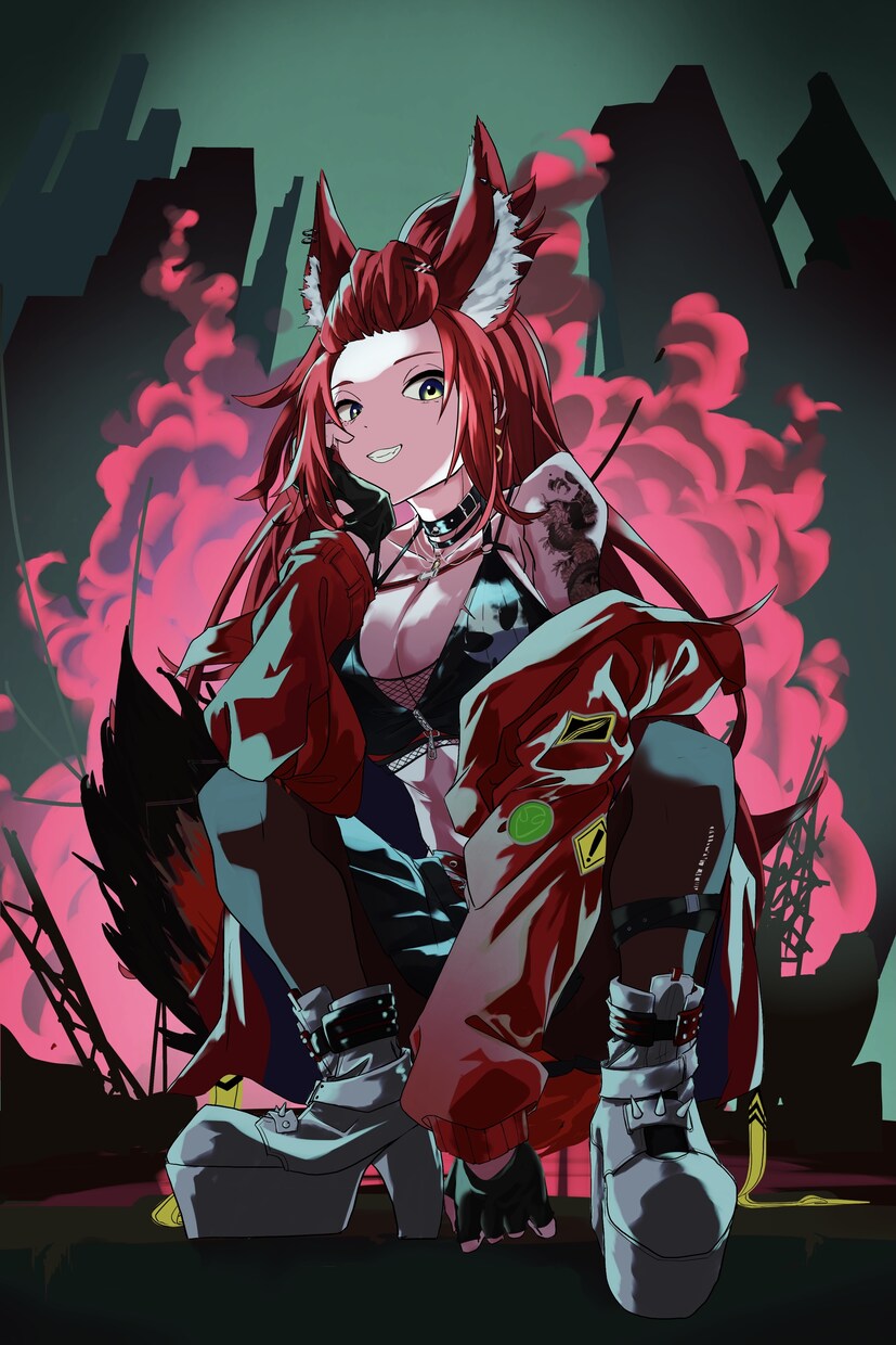 鮮やかで目を惹く一枚絵を描きます 背景つきや全身絵、男性キャラも可 イメージ7