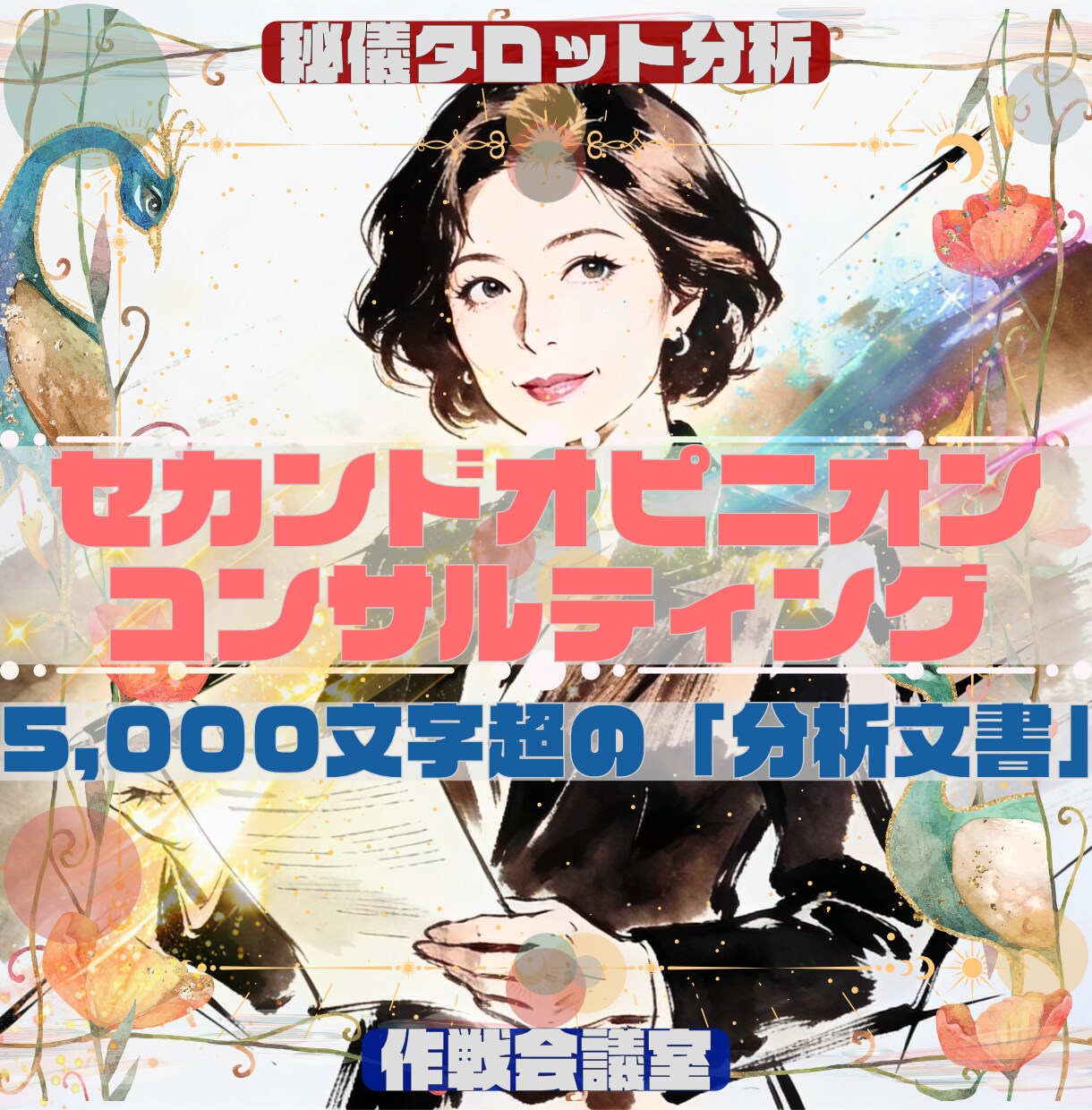 5,000文字超の「仕事分析」の鑑定書を納品します ★「大丈夫」の気休めより「どう動くか」を知りたい女性起業家へ イメージ3