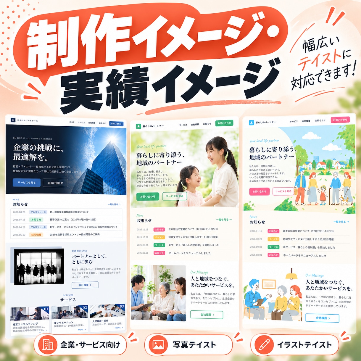 高品質！集客につながるLPを制作します PCもスマホも美しく、伝わるLPを制作！ イメージ6