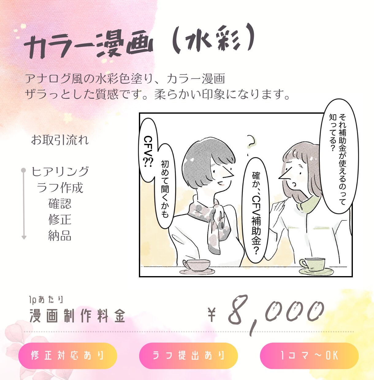 漫画制作お手伝いします サービスを漫画で親しみやすくしませんか？ イメージ4