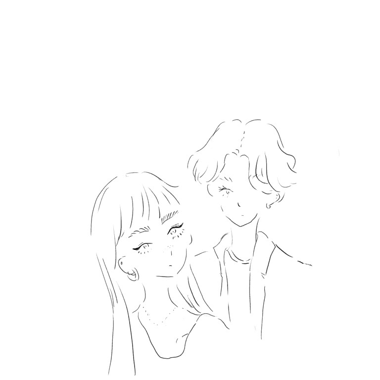 柔らかいニュアンス似顔絵描きます snsのアイコンにぴったり♡周りと被らないお洒落イラスト イメージ1