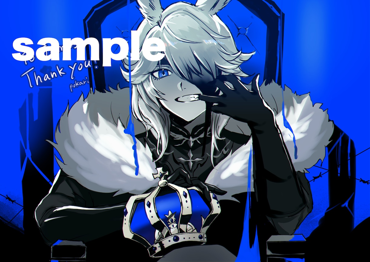 サムネ・MVなどに使える一枚絵お描きします 耽美、かっこいいイラストを制作いたします！ イメージ1