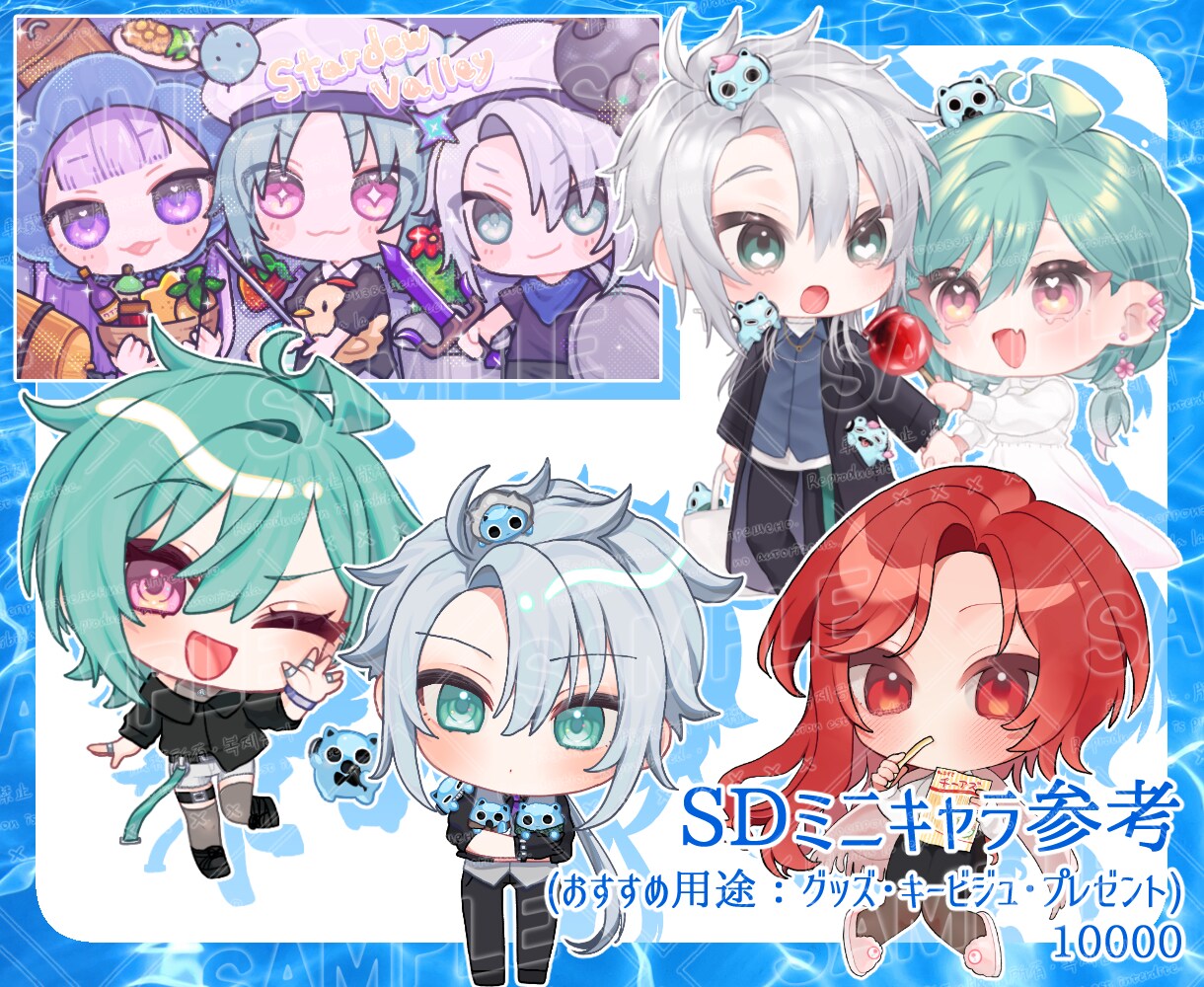 好みに合わせた一枚イラストをお描きいたします 活動用、立ち絵、キャラデザ、動画、グッズ化なんでも対応！ イメージ6
