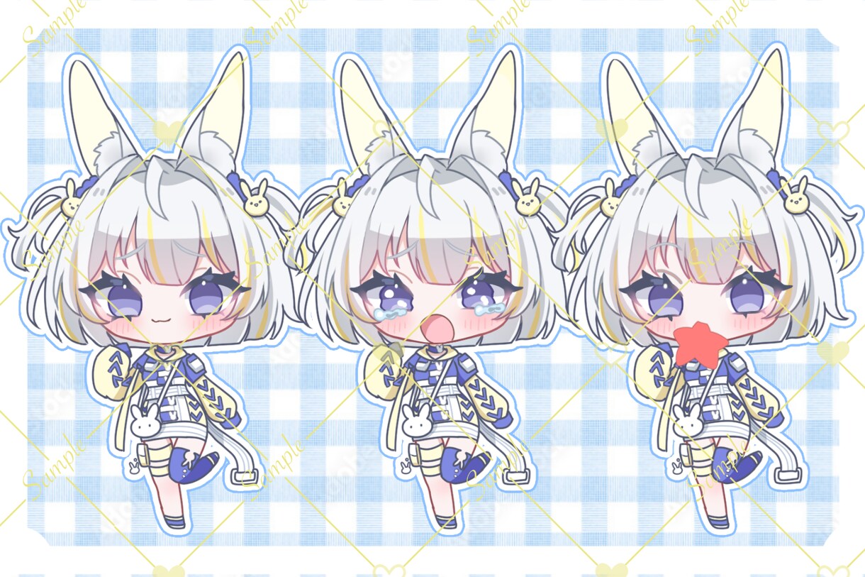 商用利用○SDキャラ/ミニキャライラスト描きます アイコン・グッズ・SNS等に！もちもちかわいいイラストです。 イメージ2