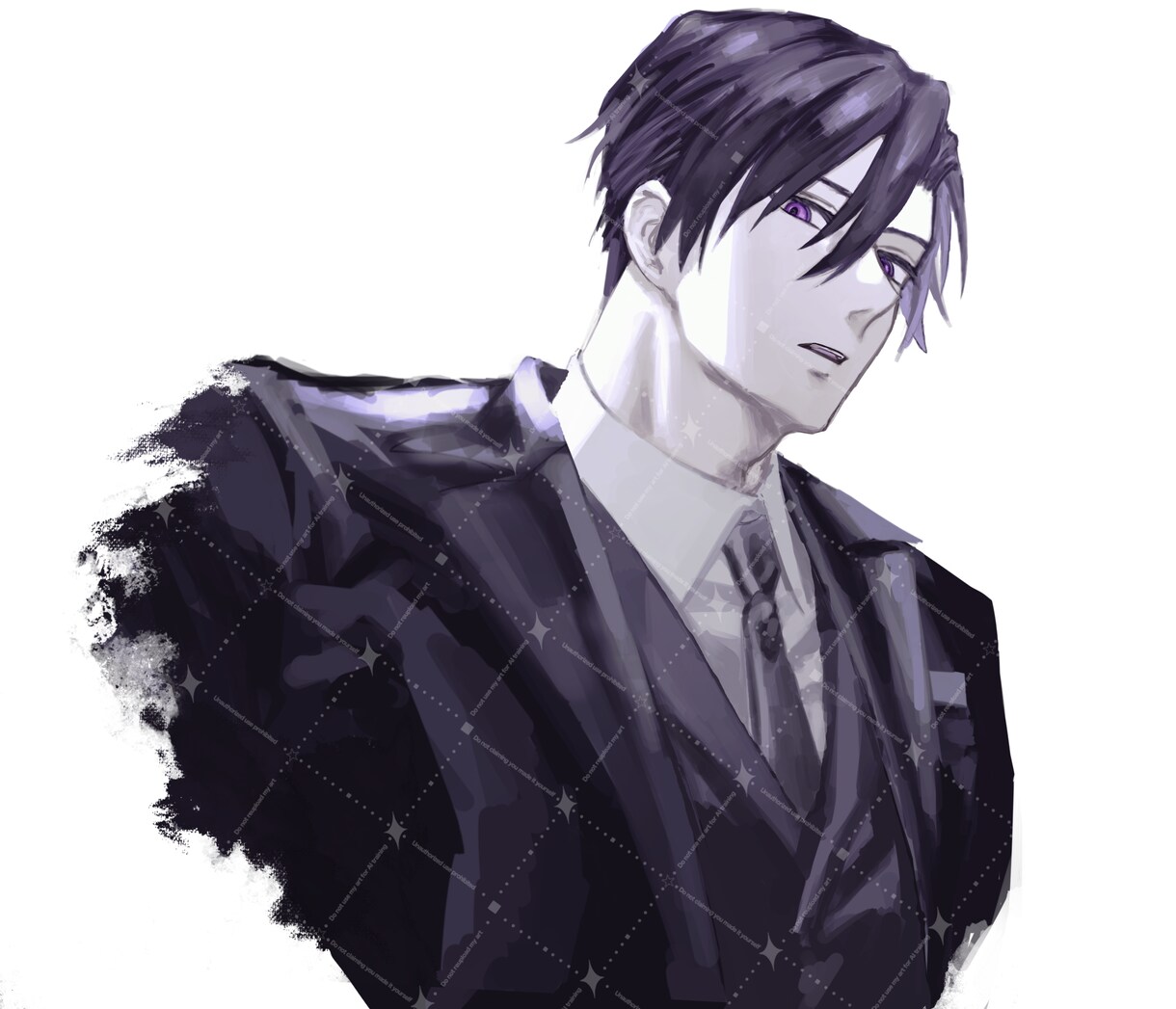 明暗を意識したドラマチックなイラストを描きます 一枚絵・SNSアイコン・立ち絵などをしっとりとした作風で イメージ3