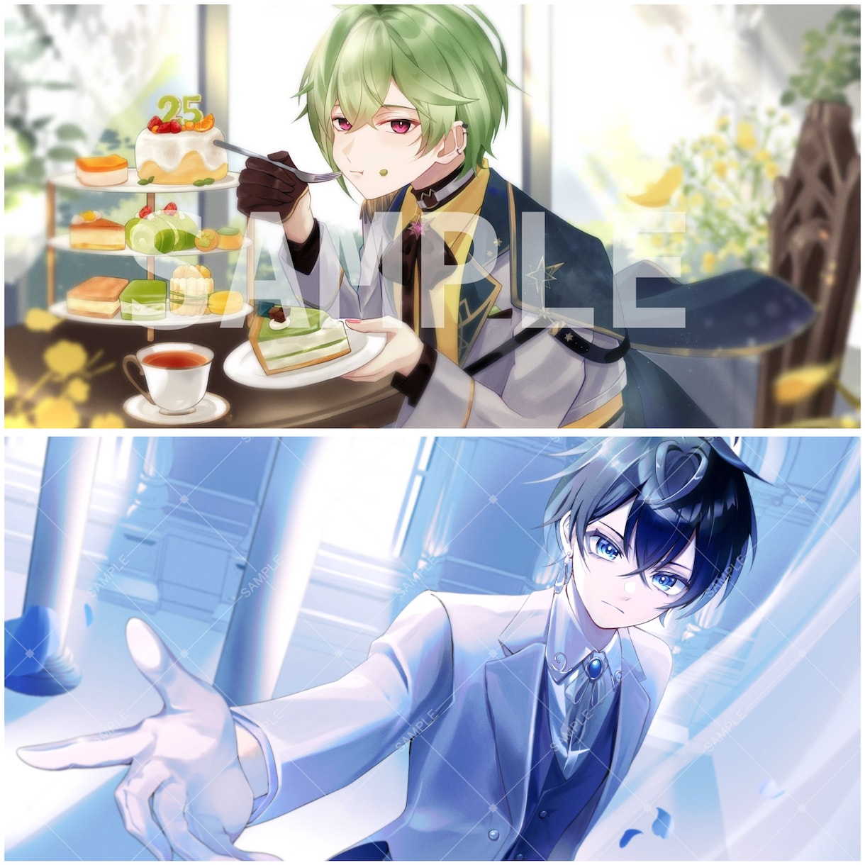 配信活動に使えるイラストを制作します 歌ってみたやサムネイル、MV用イラストを制作します イメージ1