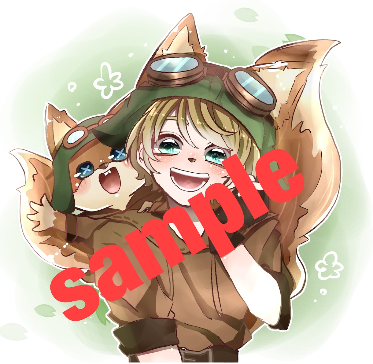 デフォから等身、けもみみまでアイコン描きます かわいいオリジナルアイコンがほしい方是非！！ イメージ2