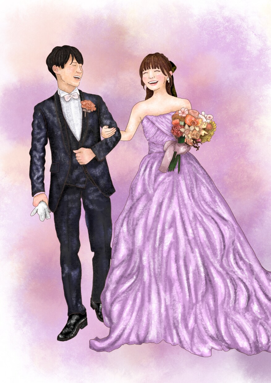 思い出の写真を鮮やかなイラストにします 特別な思い出を色鮮やかなイラストでもっと特別に イメージ4