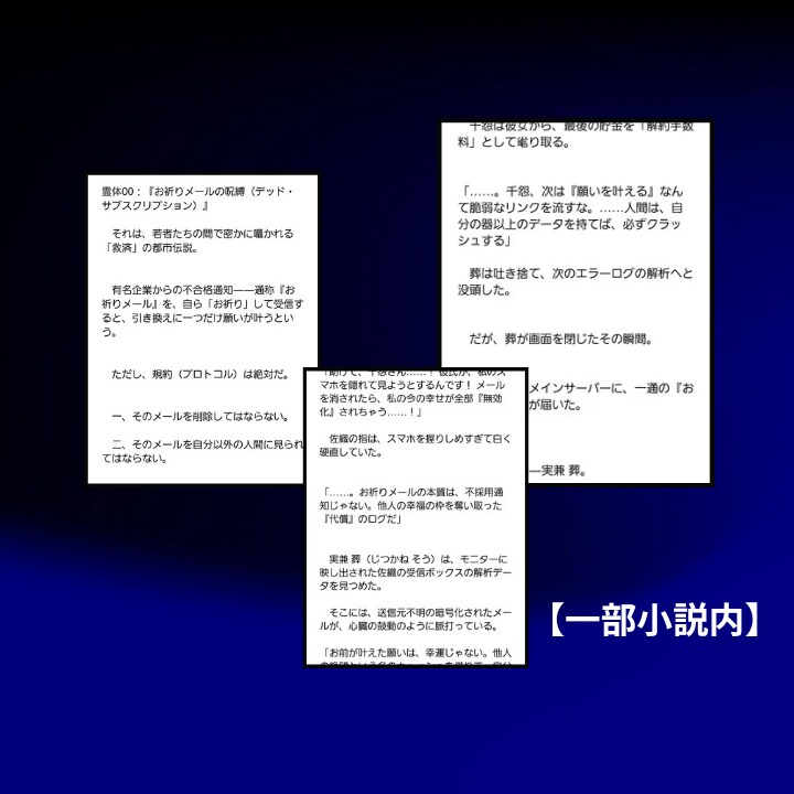 5%未満のカテゴリの短編小説を執筆します 他の誰にも真似できない日常に潜む「違和感」を鋭く描く物語 イメージ3