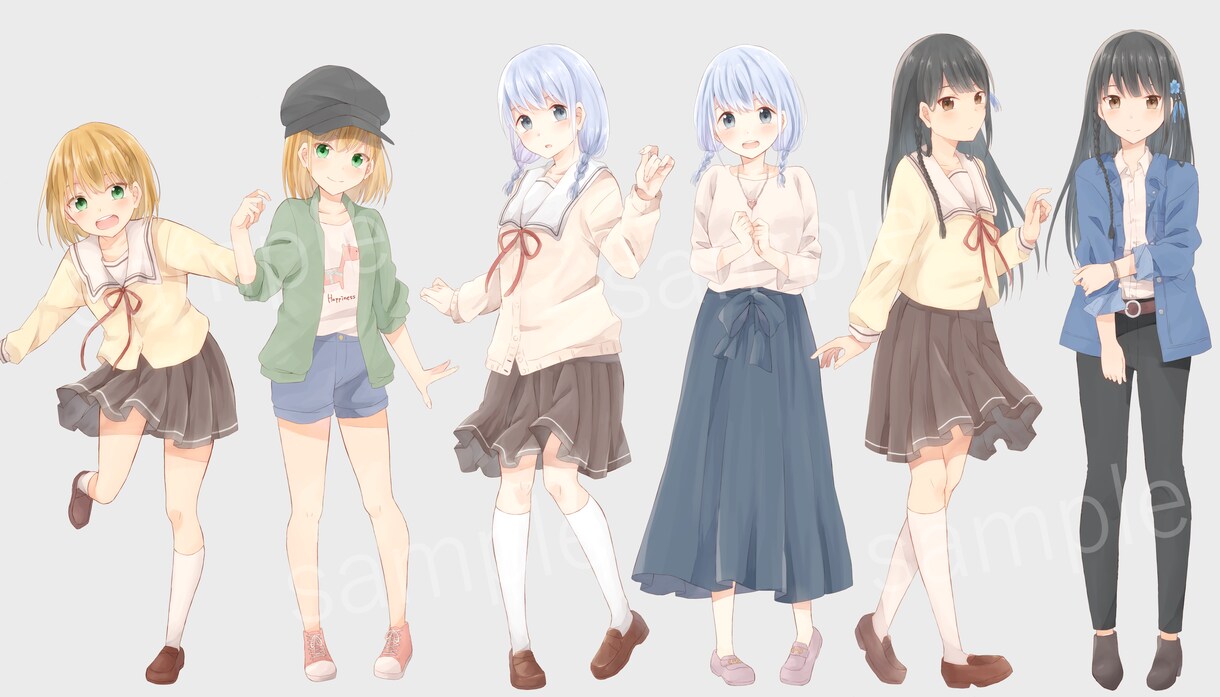 イラスト製作いたします 立ち絵、1枚絵、アイコン、などなどお描きします。 イメージ5