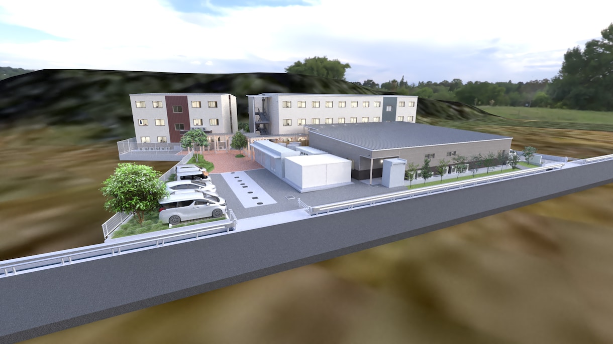 BIM(GLOOBE)にてパース作成代行いたします BIMで外観・内観パース、紙図面のCAD化お手伝い イメージ4