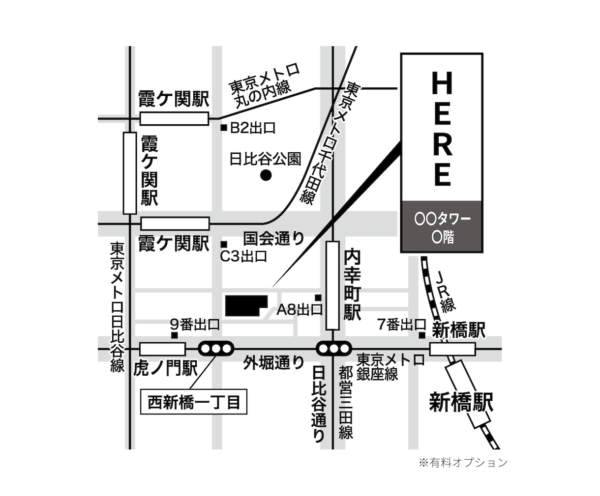わかりやすい｜MAP・地図のデザインします お店や会場の地図をわかりやすくデザイン。修正回数は無制限！ イメージ10