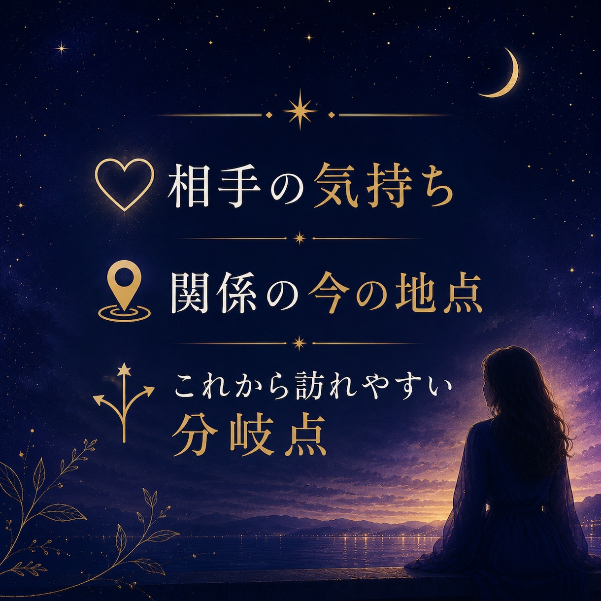 相手の気持ちと関係の流れ、深く読みますます 迷いに区切りを。ちゃんと向き合いたい方へ イメージ4