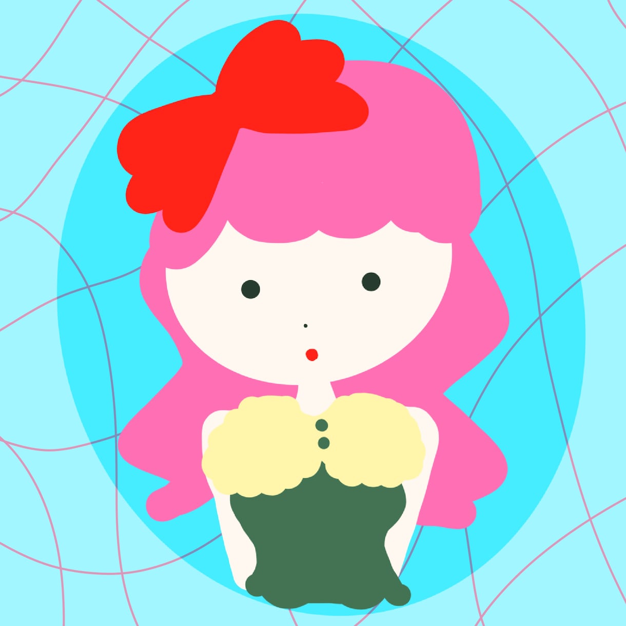 やさしくちょっぴり個性的な似顔絵アイコンを描きます まるで絵本の主人公のようなあなただけのオリジナルアイコン◎ イメージ1