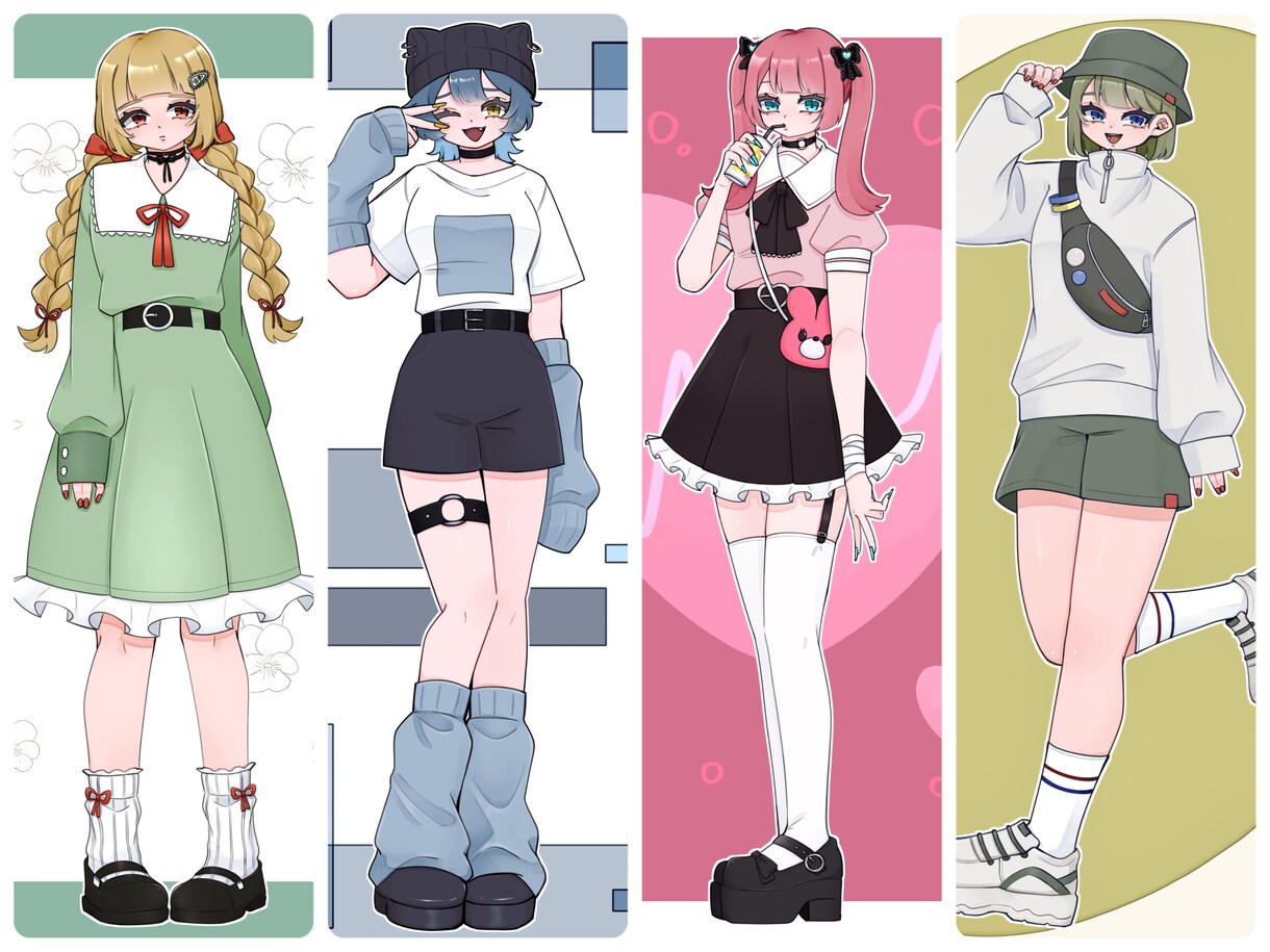 イラスト作成いたします アイコン、サムネ、立ち絵等様々なイラスト作成いたします！ イメージ4