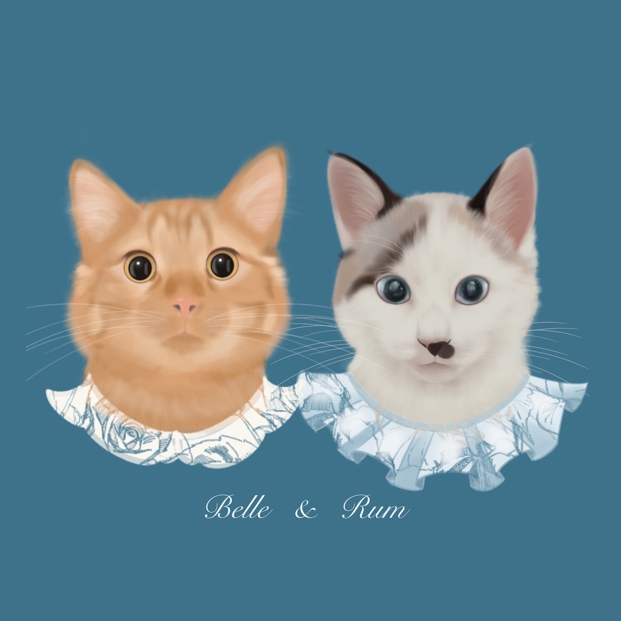 ふわふわペットのアイコンを作成します 名前に因んだオリジナルフレームが人気です♪ イメージ1