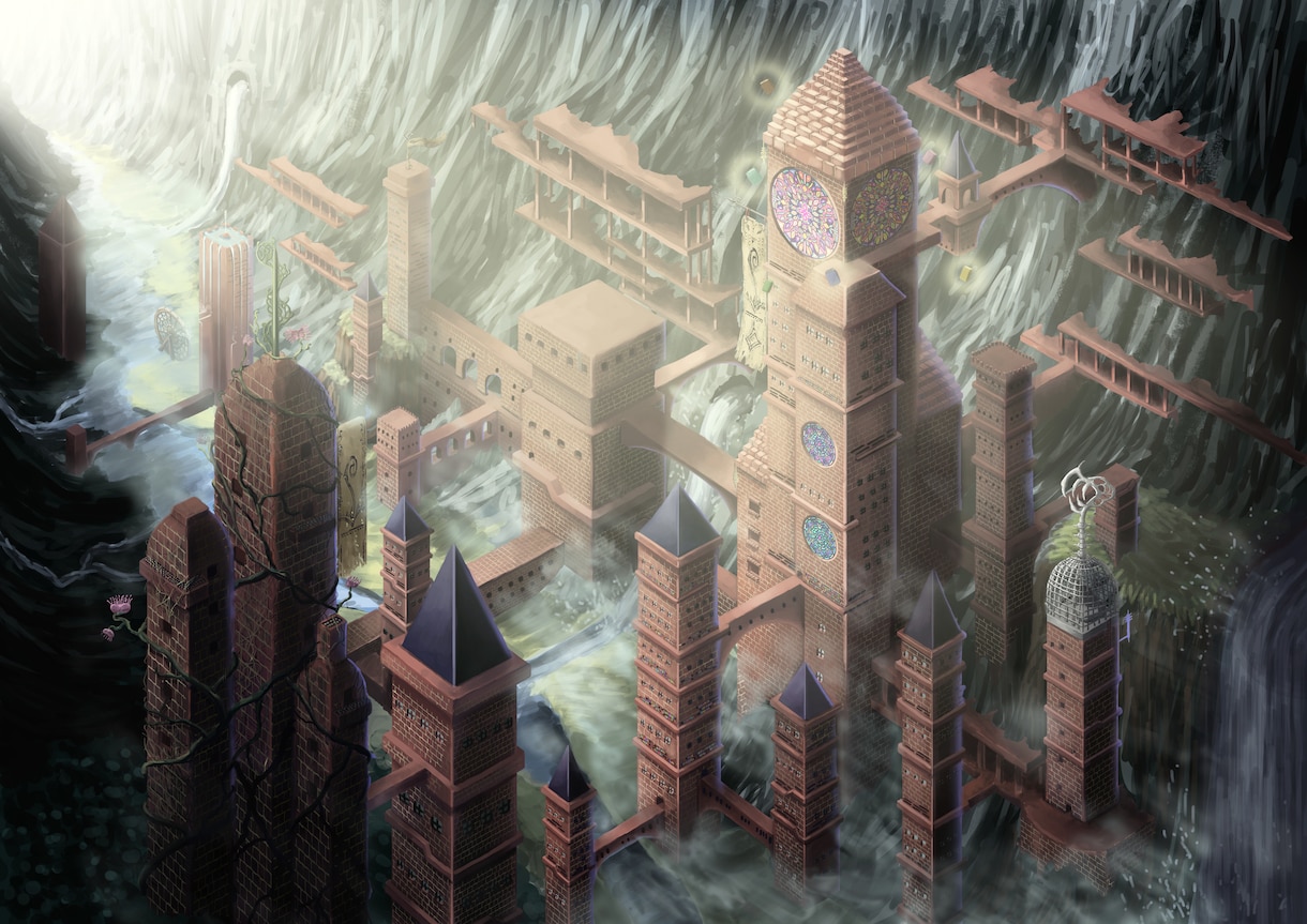 ファンタジーな背景イラストを描きます ゲームの背景やVtuberに背景を イメージ7