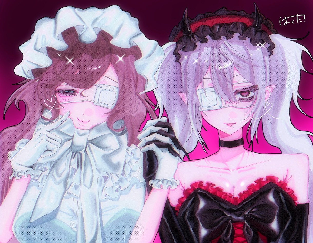 簡易的なアイコン、立ち絵等作成致します 可愛い女の子を描くのが得意です イメージ3