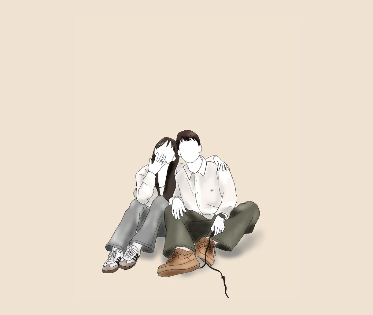 いただいた写真をもとに線画イラストを描きます 結婚式アイテムや、SNSアイコンなど様々な用途で使用できます イメージ9