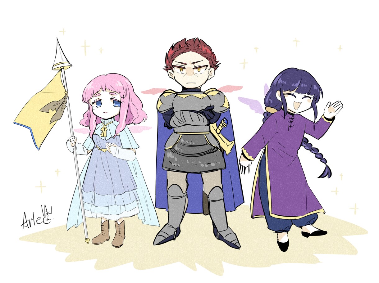 かわいいミニキャライラスト制作します 鮮やかながら落ち着いた風合いのミニキャラをお求めの方へ イメージ9