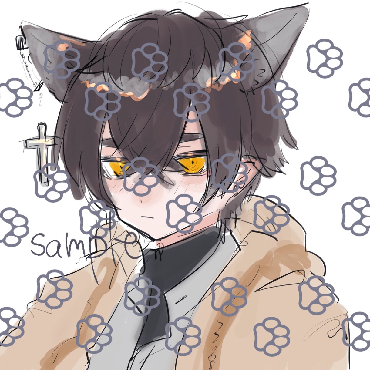 かわいめのミニキャラを描きます 依頼主様希望でゆるっと描きます イメージ2