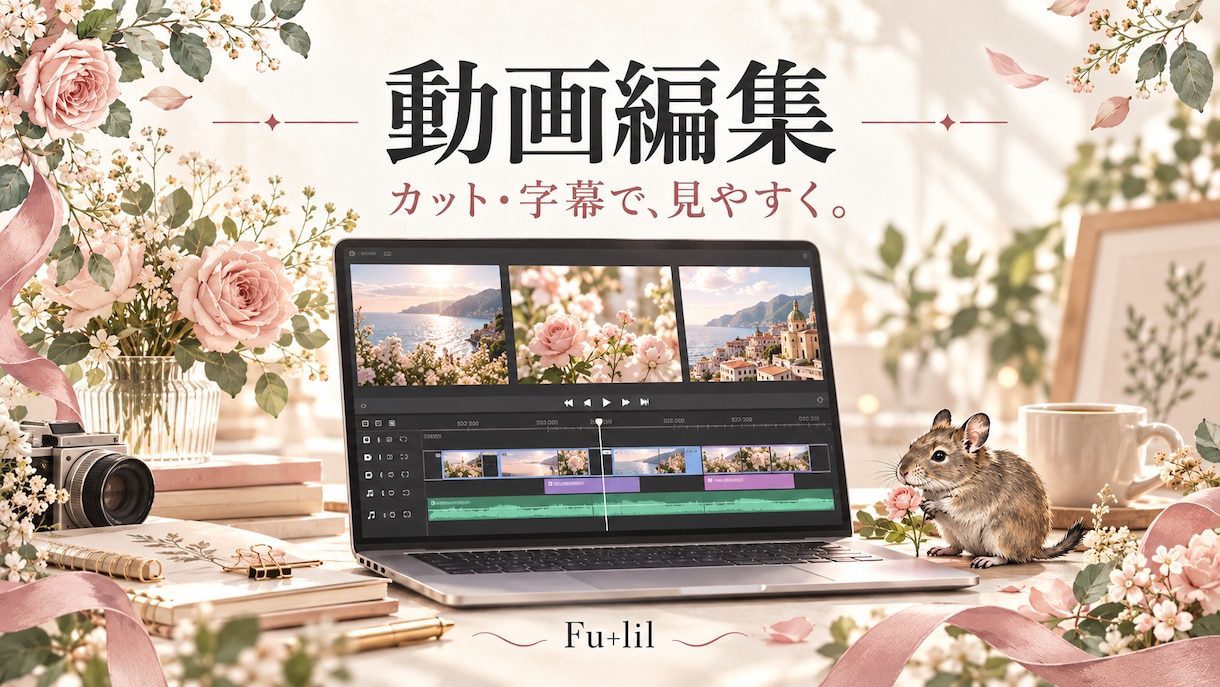 YouTube動画を見やすく編集します カットとテロップで伝わりやすい動画に整えます イメージ1