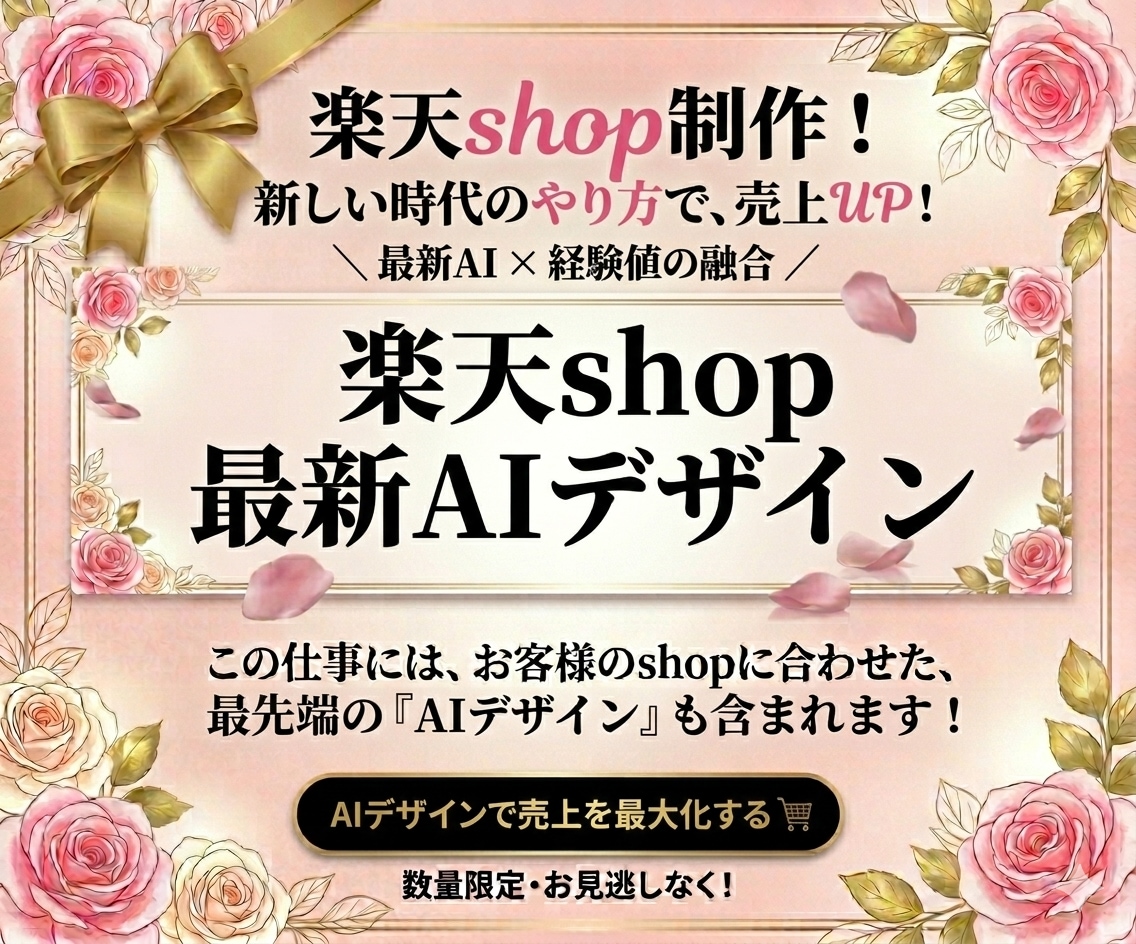 楽天shop新規オープンお洒落な最初の設定します 女性集客したい！オリジナル商品販売したい方にオススメです イメージ6