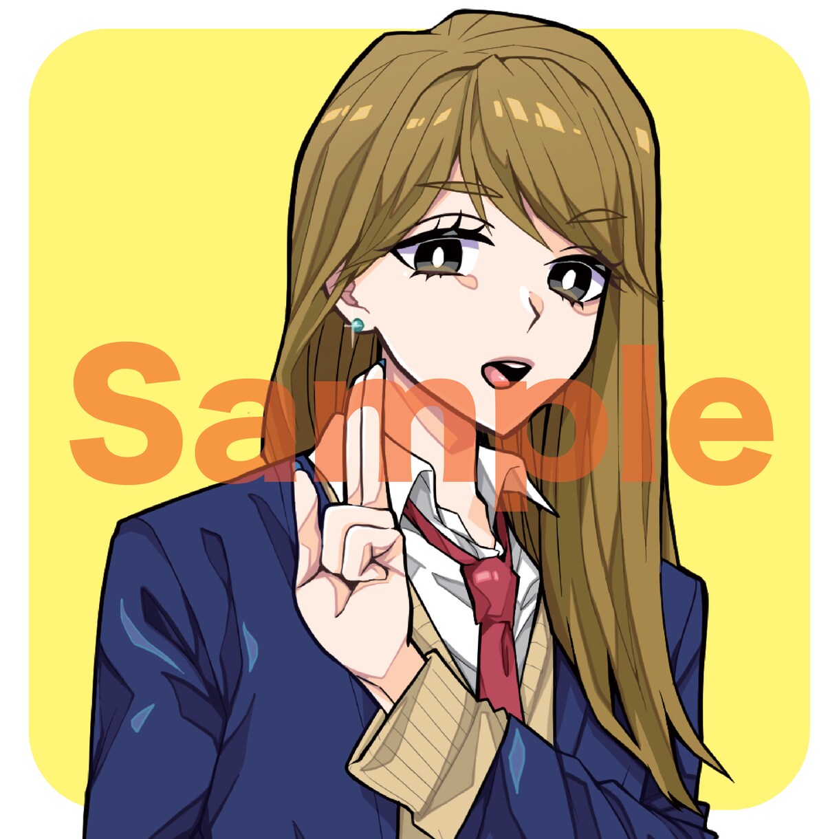アイコン描かせていただきます 【Twitterフォロー&RTで無料!】最短3日で納品 イメージ1