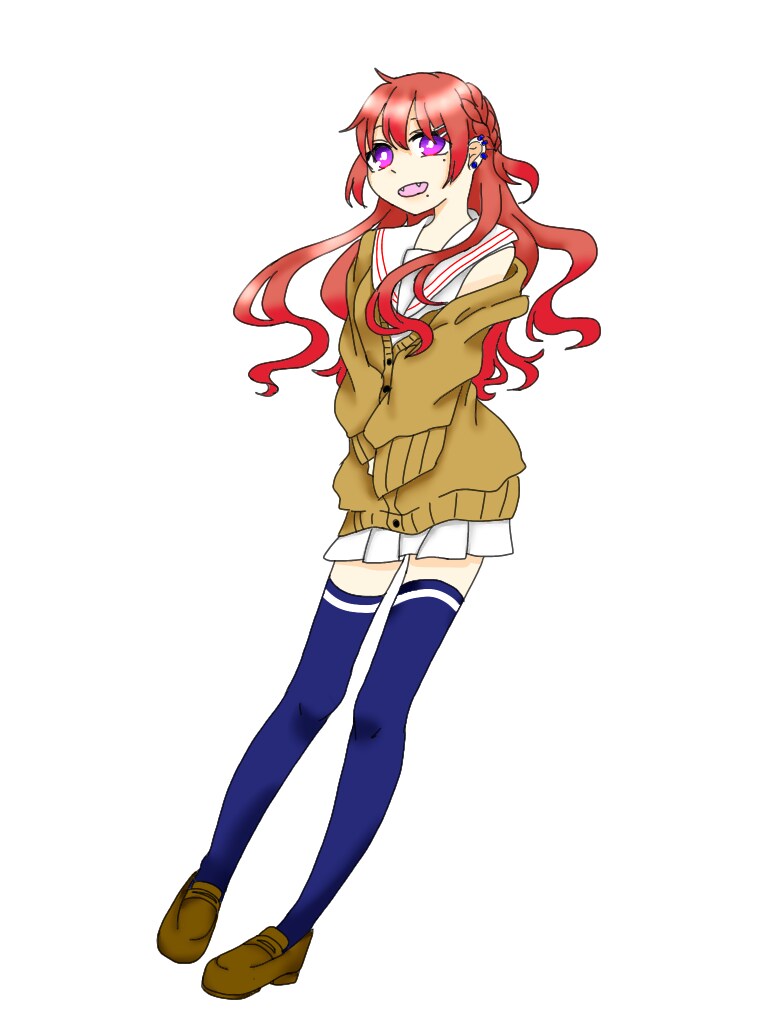 女の子キャラクターデザイン、立ち絵作成いたします VTuber、ゲーム、TRPG等のキャラデザします！ イメージ2