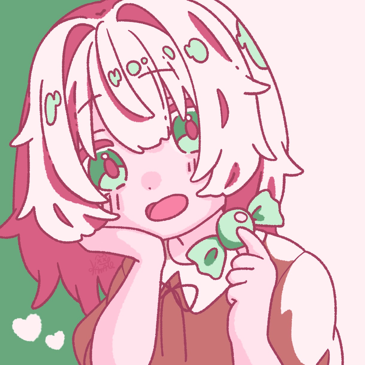 SNS用のアイコンを描きます アニメ調のほっこりする絵柄であなたのキャラクターを描きます！ イメージ2