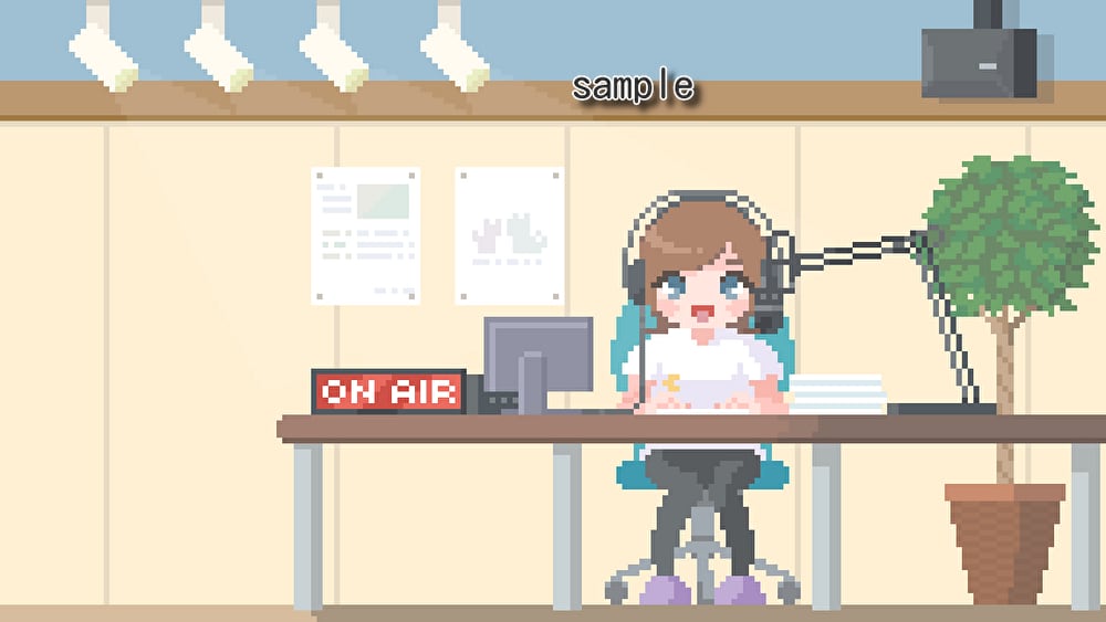 ドット絵アニメをMVや配信待機画面用に作ります 動くドット絵ループGIFで印象に残るMV・待機画面に！ イメージ4