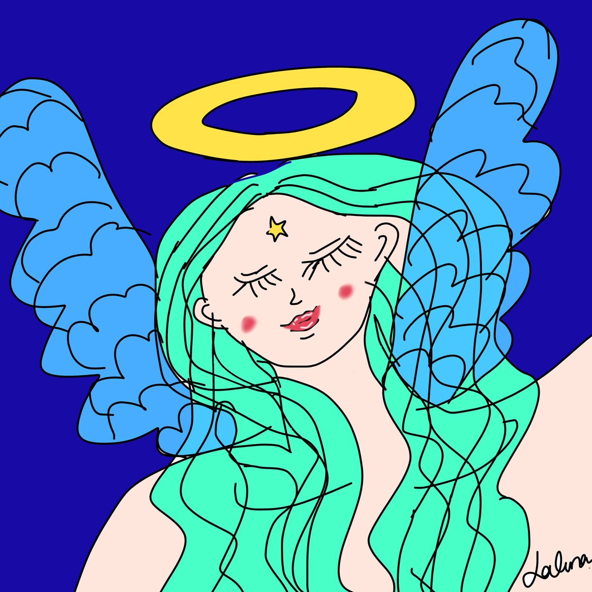 守護神のチャネリングアートを描きます 守護神にチャネリングしヒーリングデジタルアートを描きます。 イメージ2