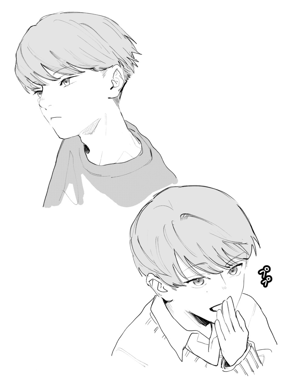 コミック調のモノトーンイラストお描きします 漫画風の一枚絵や挿絵など、無彩色イラストおまかせください！ イメージ2