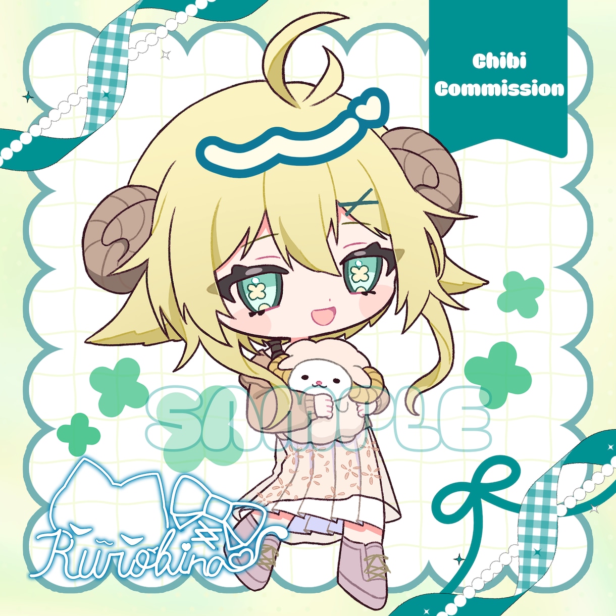 グッズ映え！かわいいデフォルメイラスト制作します 商用利用込！動画アイコングッズ等に様々な用途に使用できます！ イメージ8