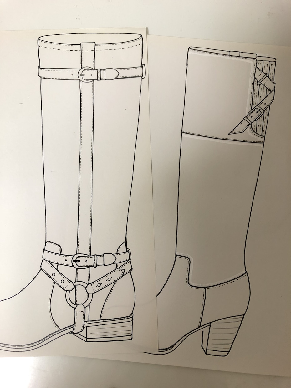 現役靴デザイナーが靴のイラストをお描きします クライアント様へのご提案用、メーカー指示用の絵型承ります。 イメージ3