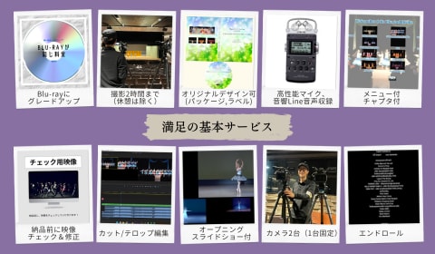 保育園の卒園式ビデオ撮影/DVD/ブルー制作します 17年5000人以上撮ったプロの撮影・編集をリーズナブルに イメージ2